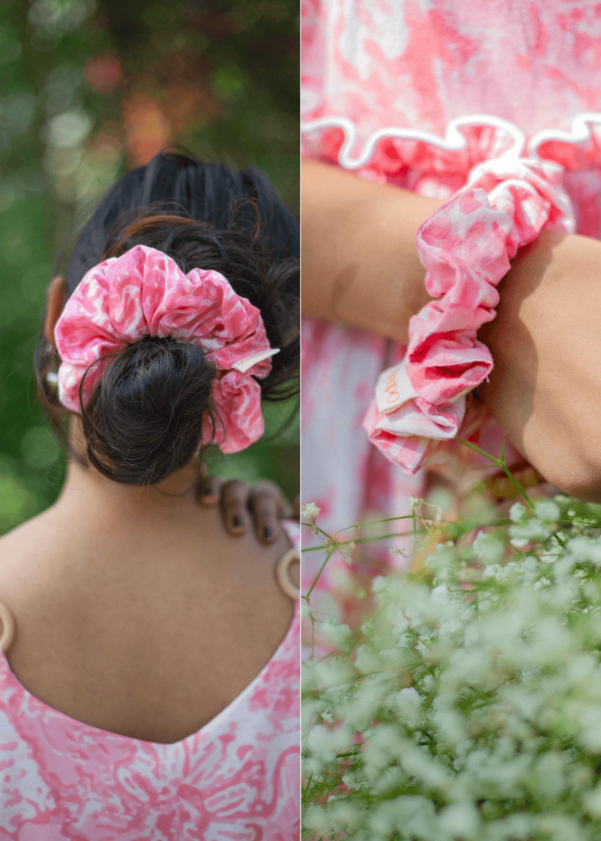 Bohemian Cotton Scrunchie - Odhanon