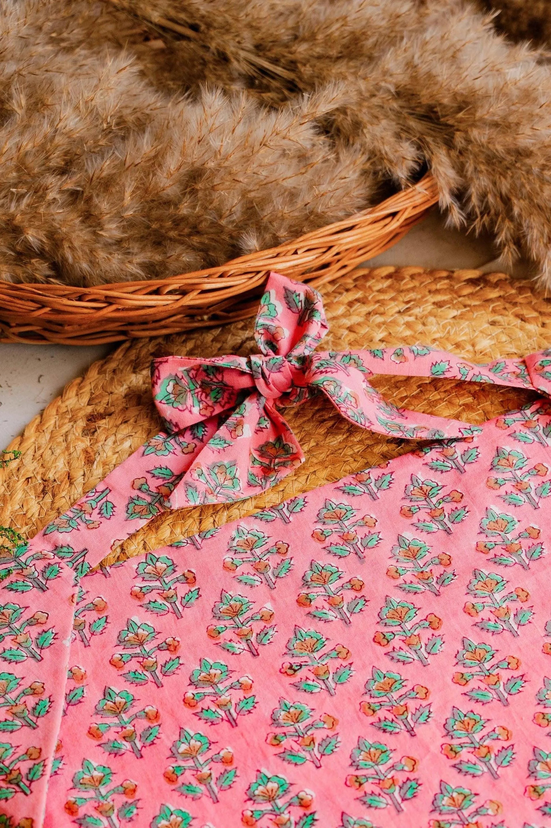 Pink Butta Floral Bandana - Odhanon