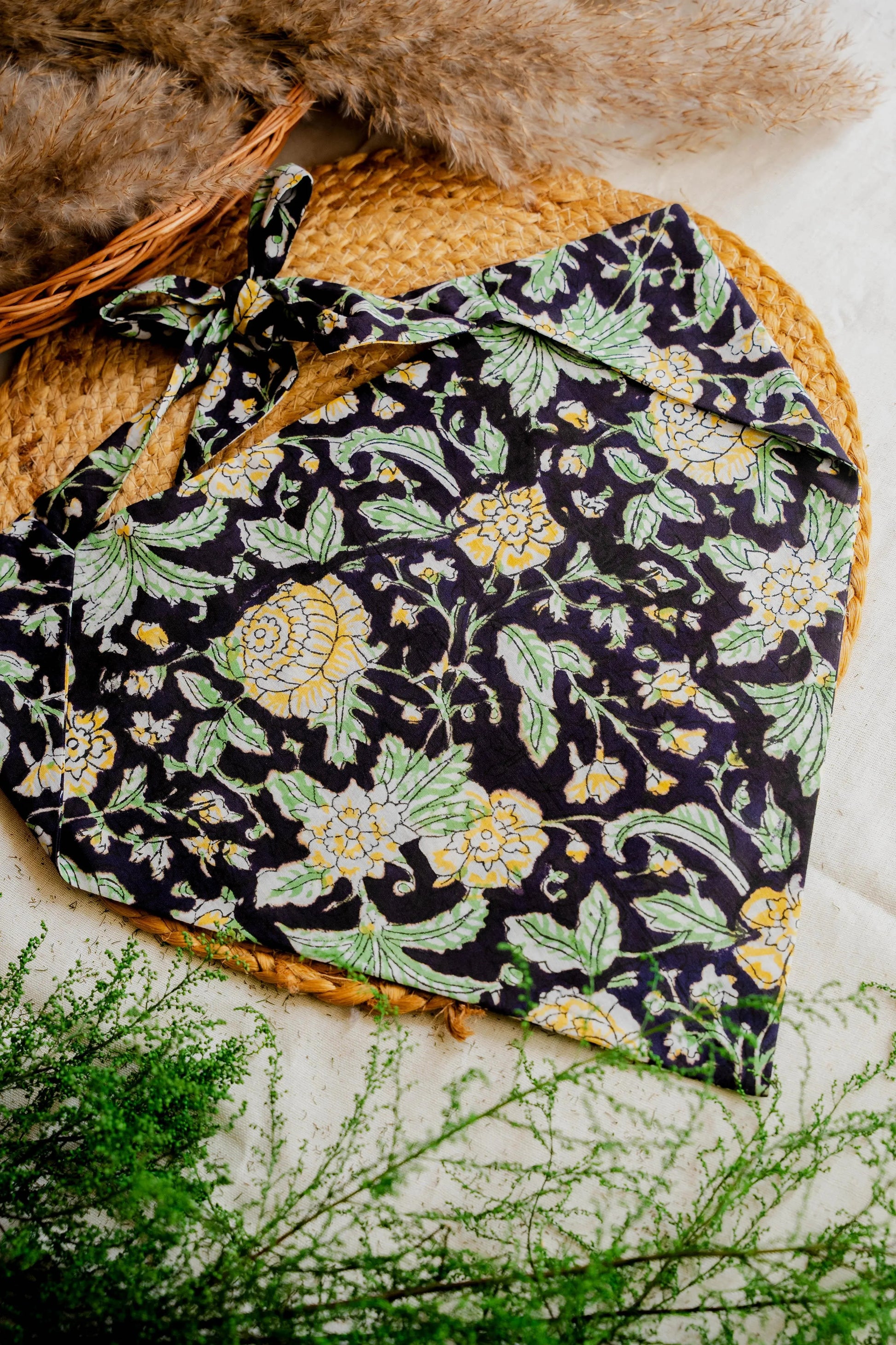 Set of Floral Cotton Bandanas - Odhanon