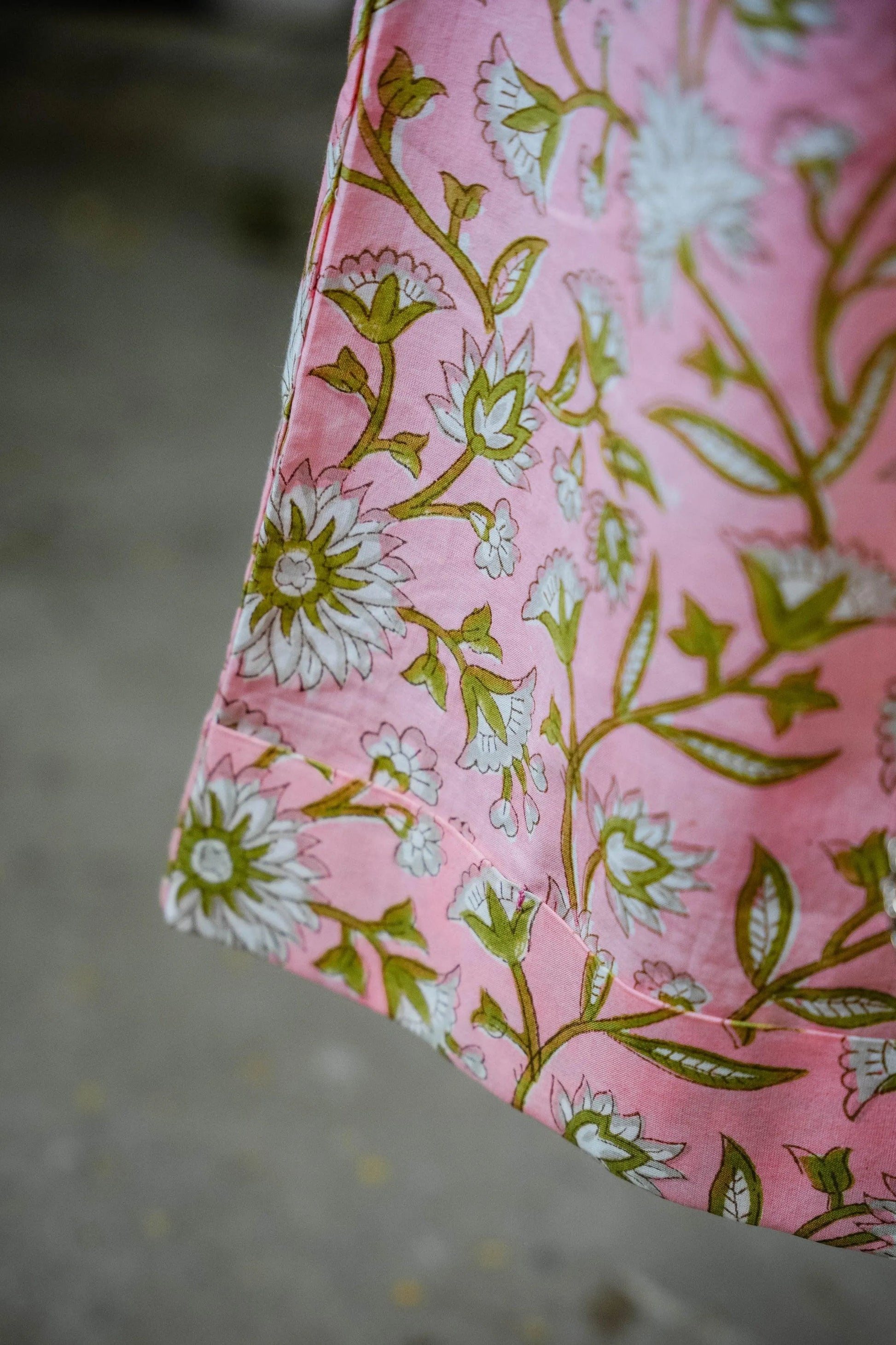 Shop Pink Floral Wide Leg Culottes - Odhanon