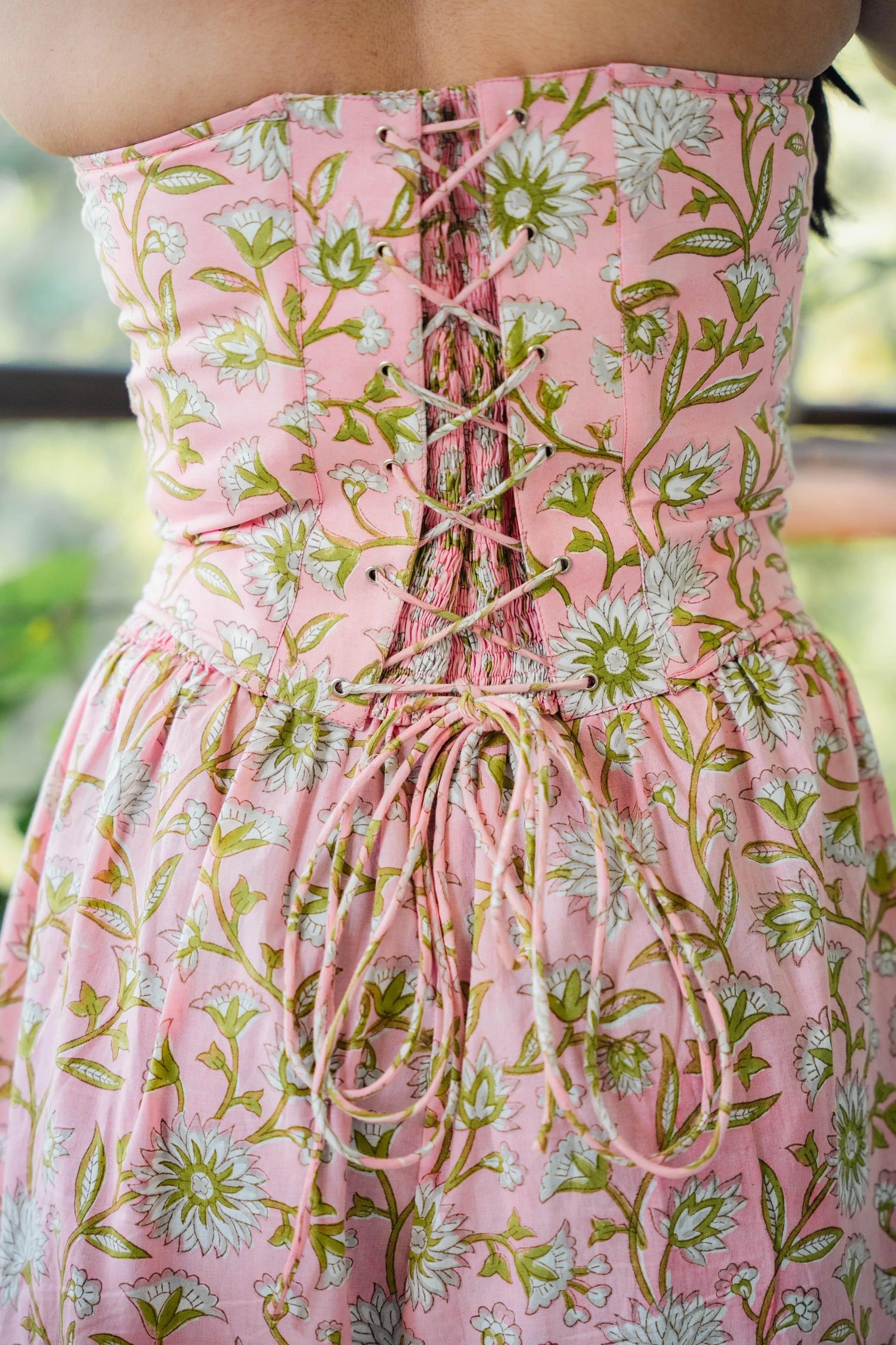 Shop Pink Floral Wide Leg Culottes - Odhanon