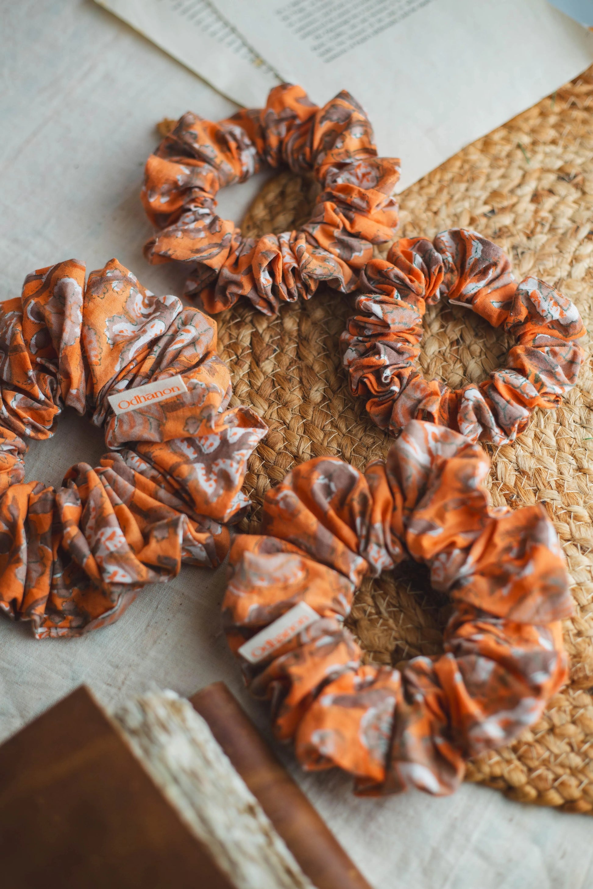 Bohemian Cotton Scrunchie - Odhanon