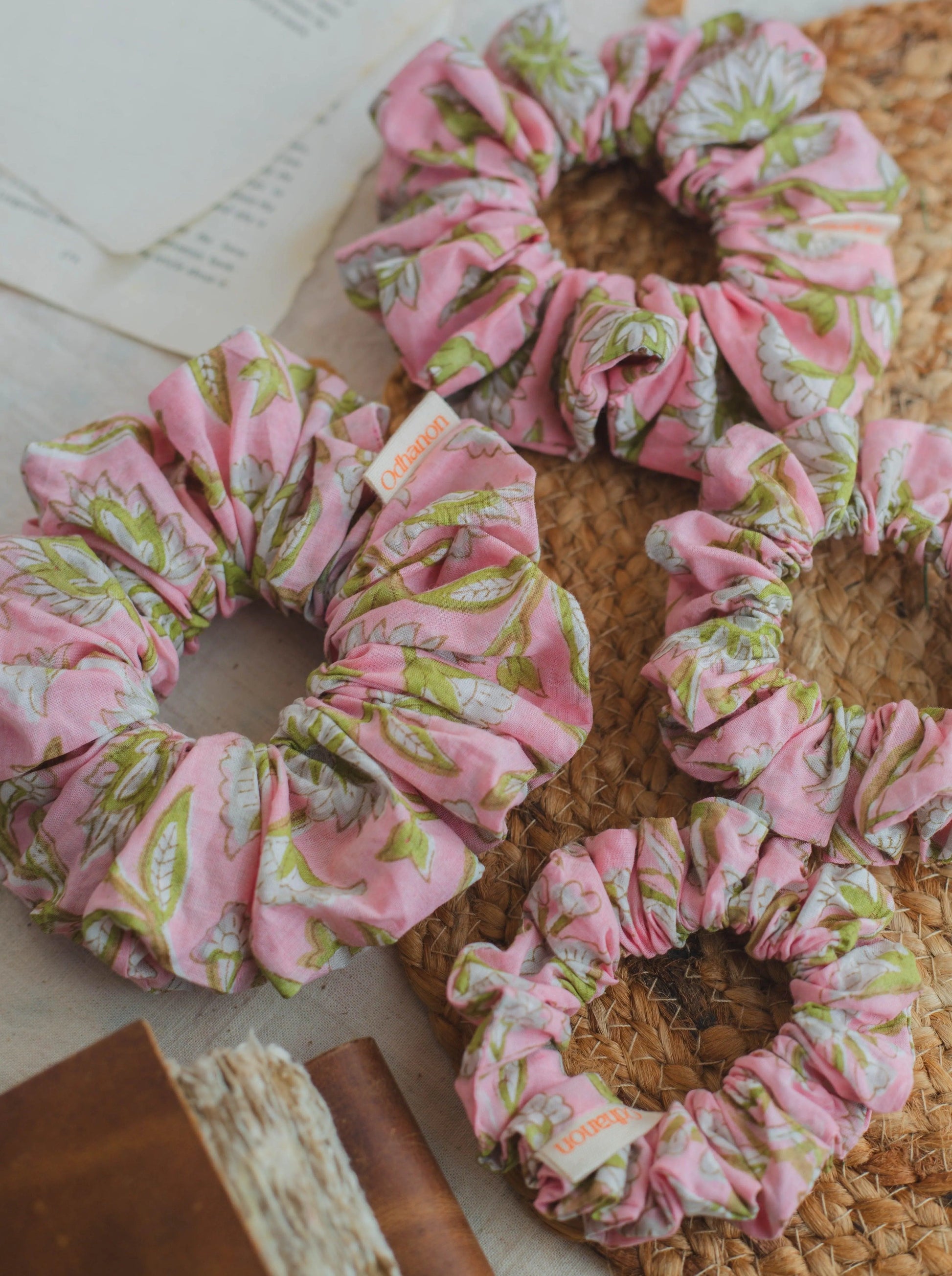 Set of 3 Boho Scrunchies - Odhanon