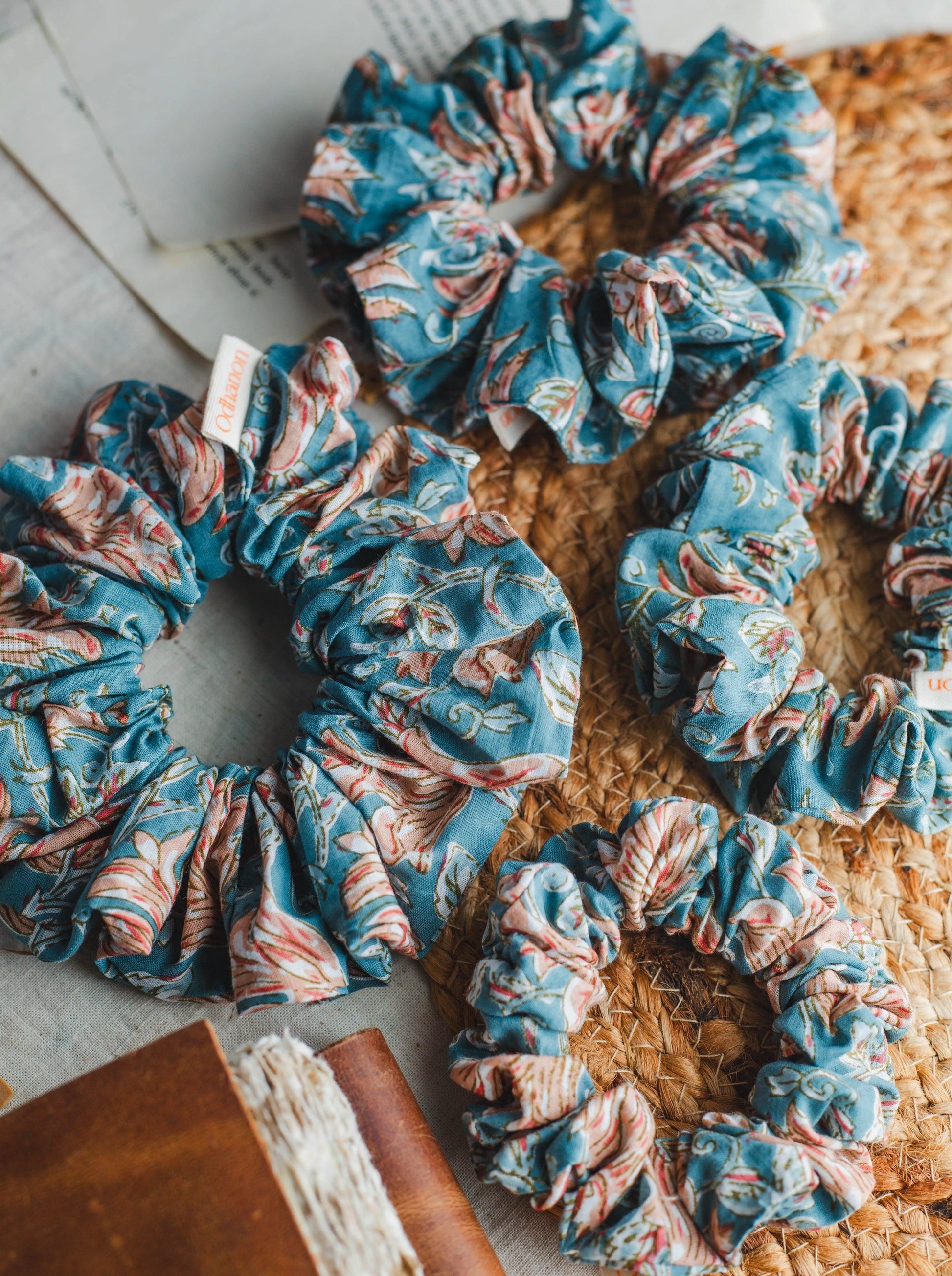 Set of 3 Boho Scrunchies - Odhanon