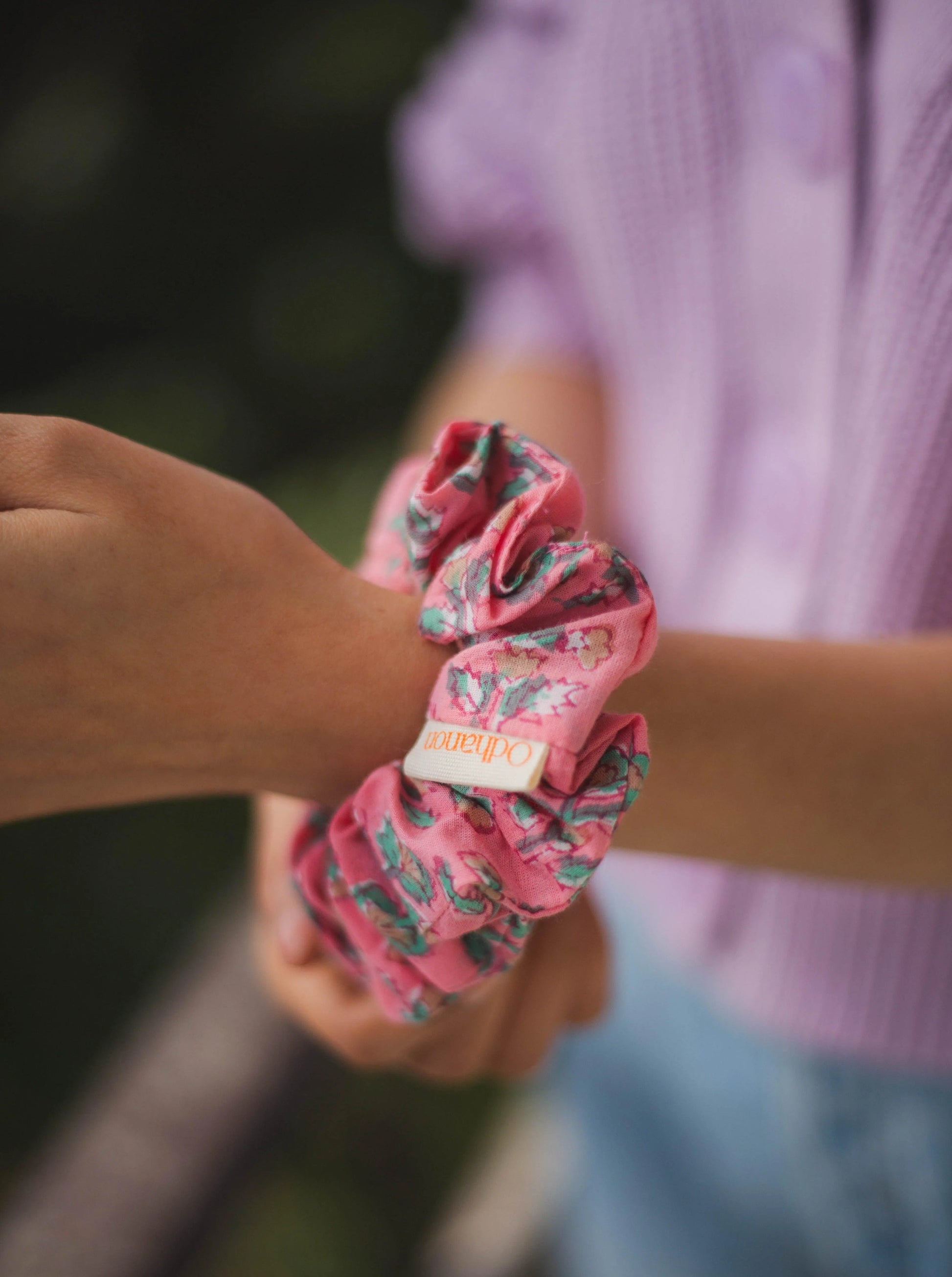 Pink Scrunchies Combo - Odhanon