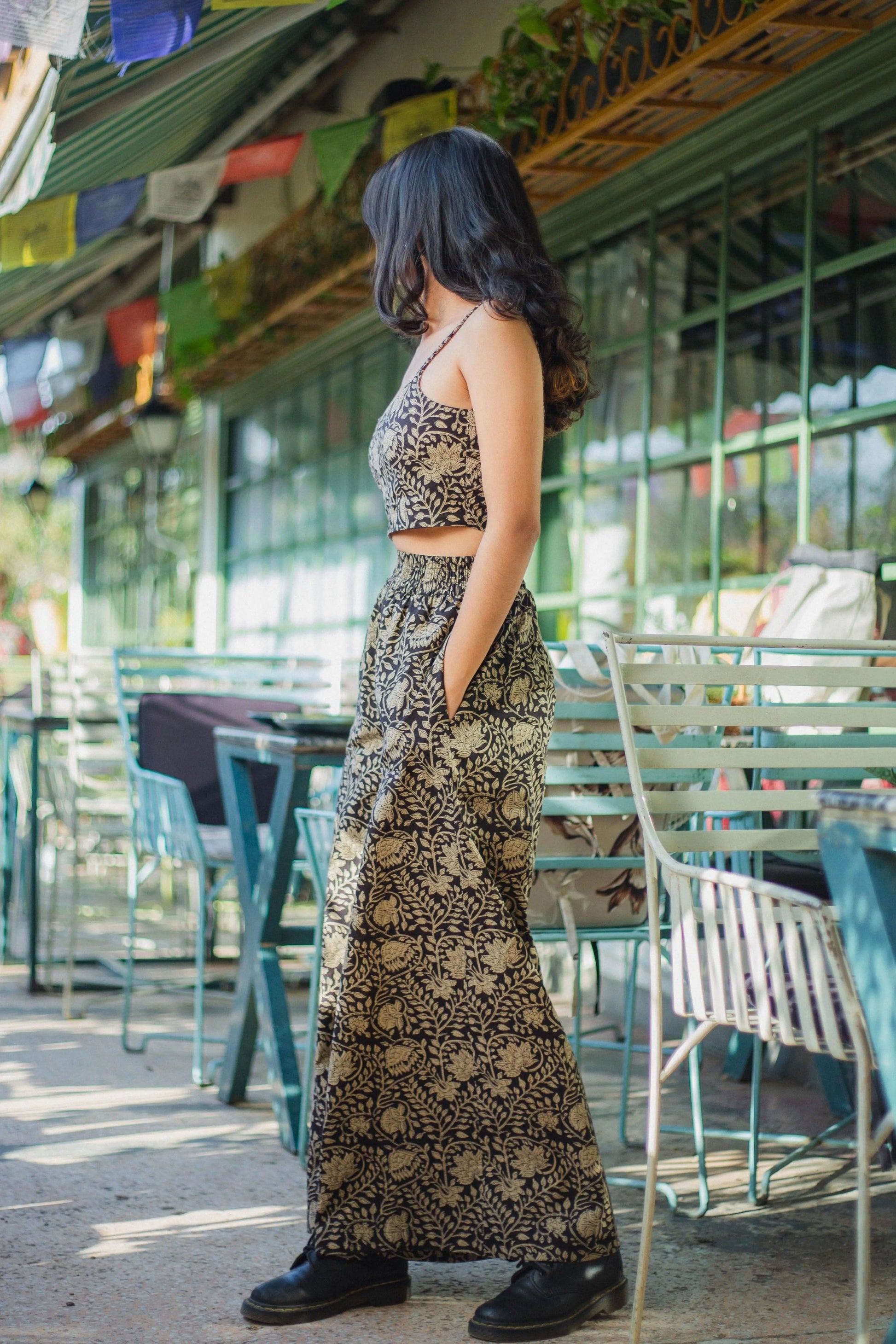 Long Flared Pants - Odhanon