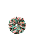 Cotton Cyan Scrunchy - Odhanon