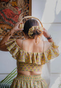 Ruffle Neck Coord Set - Odhanon
