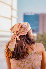 Pink Floral Wrap Dress - Odhanon