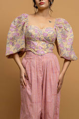 Orchid Set in Yellow & Pink