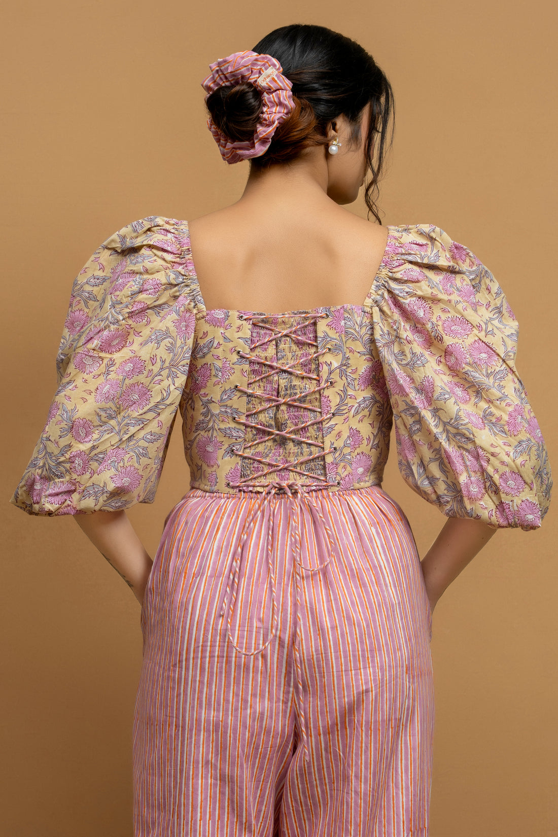Orchid Corset in Yellow