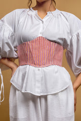 Violet Corset Belt in Pink