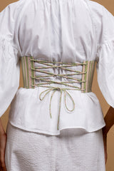 Violet Corset Belt in Green