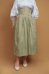 Violet Corset Skirt in Green