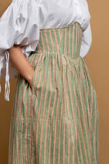 Violet Corset Skirt in Green