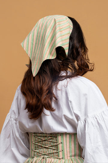 Green Stripes Bandana