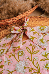 Pink Floral Head Scarf - Odhanon