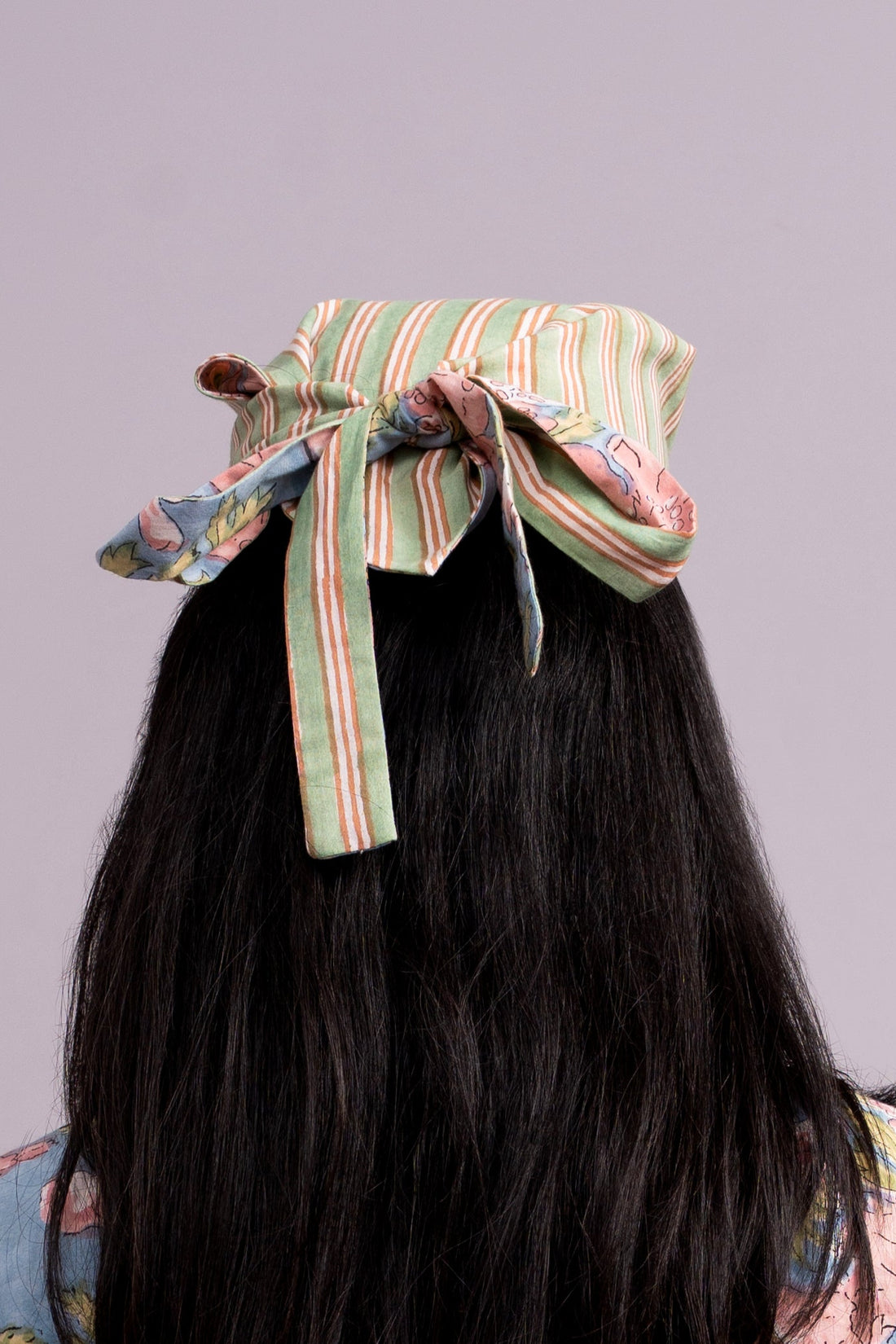 Two Side Blue Green Bandana