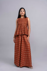 Brown Maxi Skirt