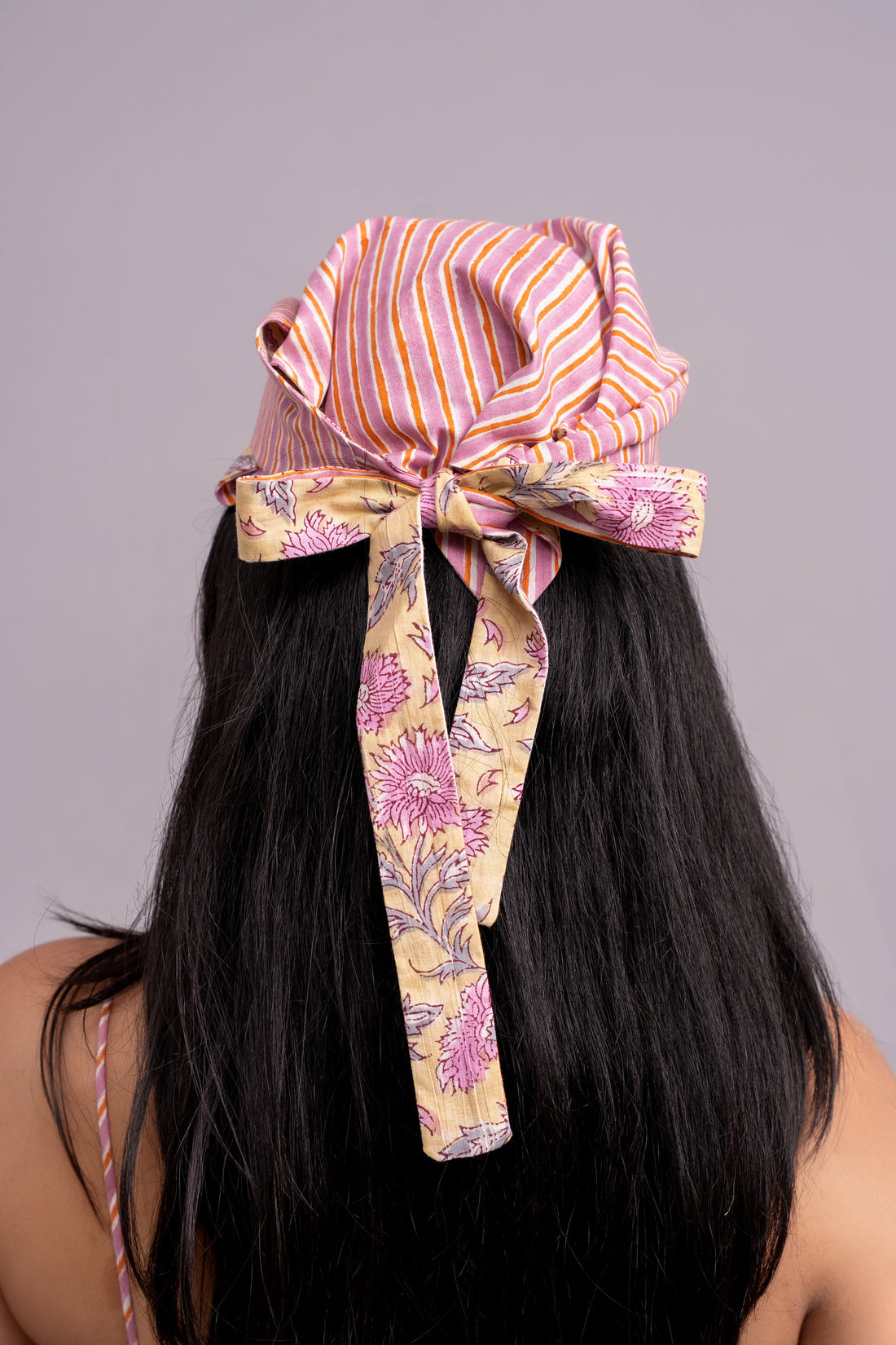 Two Side Yellow Pink Bandana