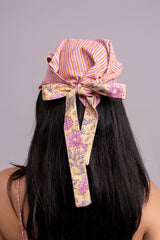 Two Side Yellow Pink Bandana