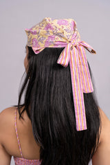 Two Side Yellow Pink Bandana
