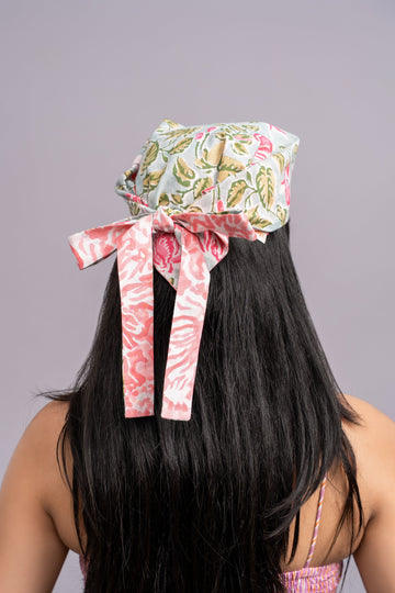 Two Side Blue Pink Bandana