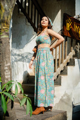 Floral High-Rise Pants