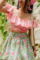 Off-Shoulder Crop Top