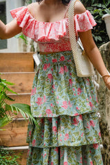 Off-Shoulder Crop Top