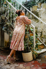 Pink Romantic Flare Dress