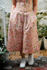 Pink Cotton Culottes