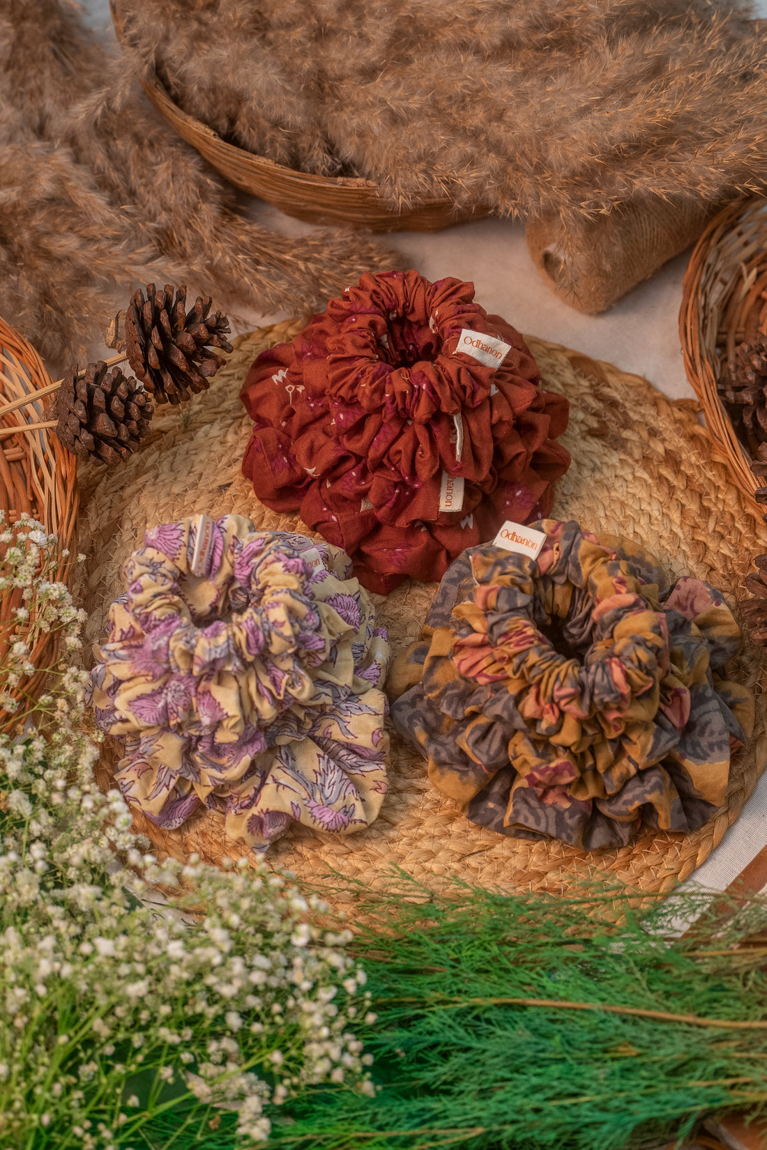 Set of 3 Cozy Scrunchies