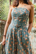 Shop Floral Corset Co-Ord Set - Odhanon