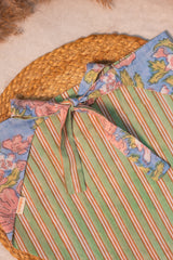 Two Side Blue Green Bandana