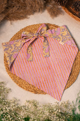 Two Side Yellow Pink Bandana