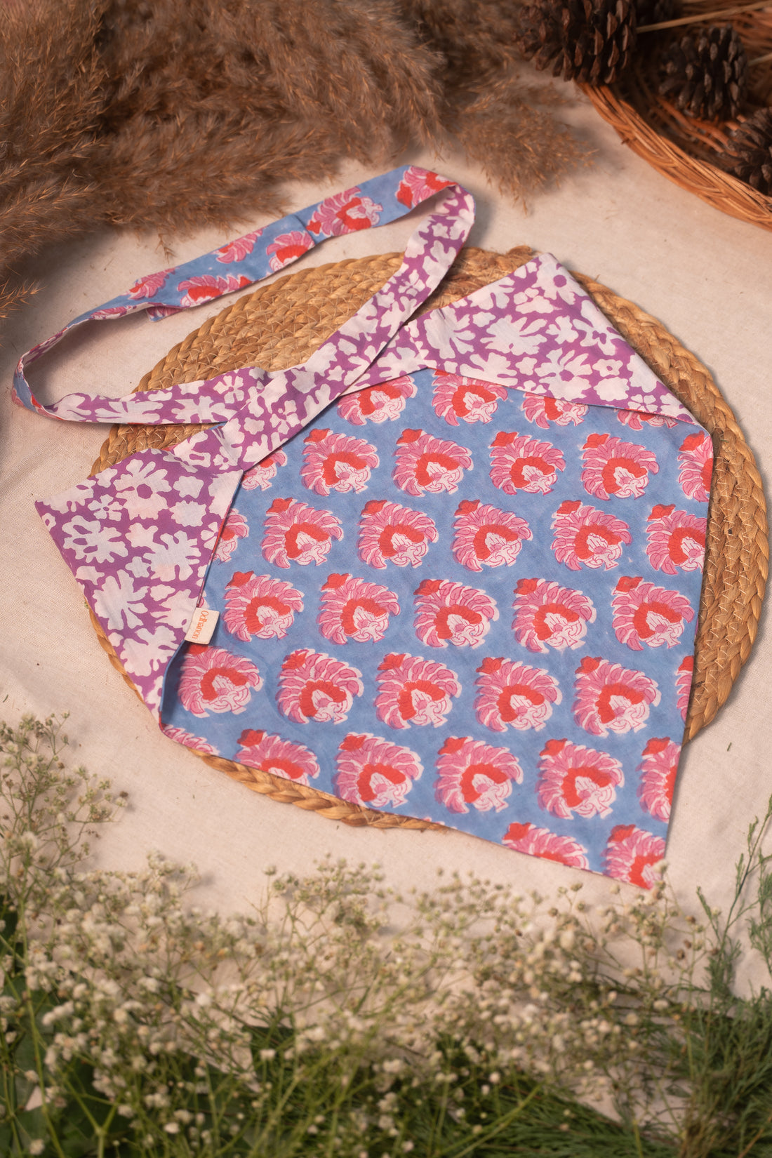 Two Side Purple Bandana