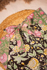 Two Side Black Green Bandana