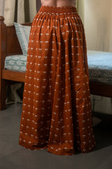 Brown Maxi Skirt