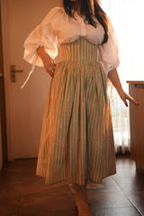 Violet Corset Skirt in Green