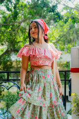 Off-Shoulder Crop Top - Odhanon