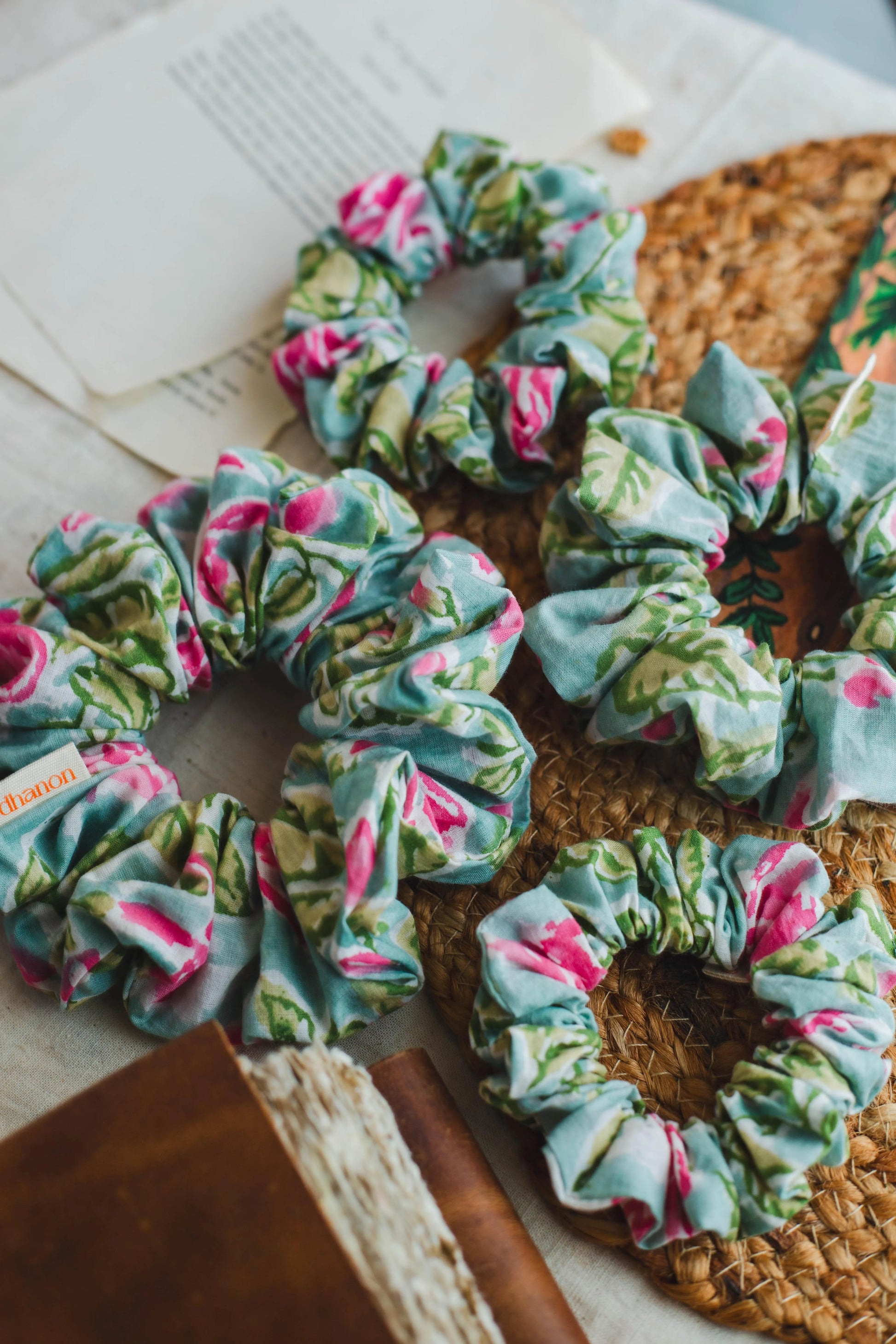 Bohemian Cotton Scrunchie - Odhanon