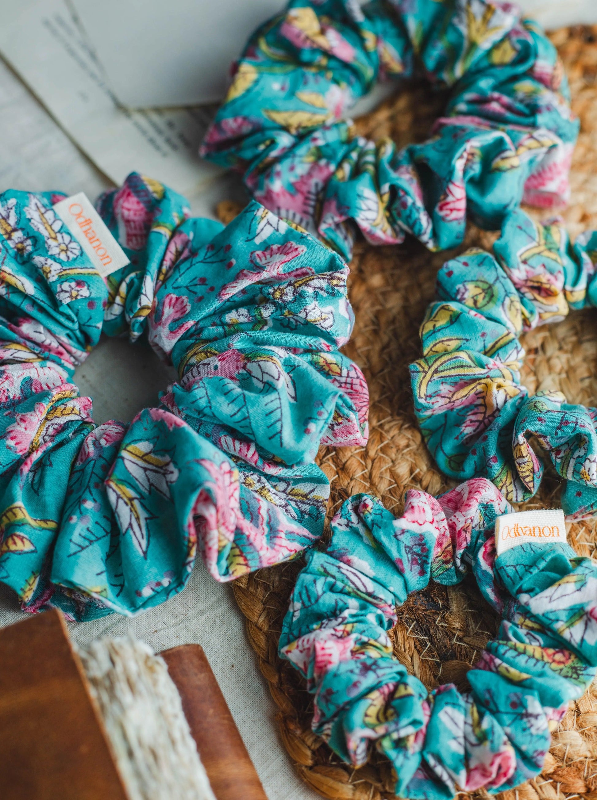 Summer Cotton Scrunchies - Odhanon