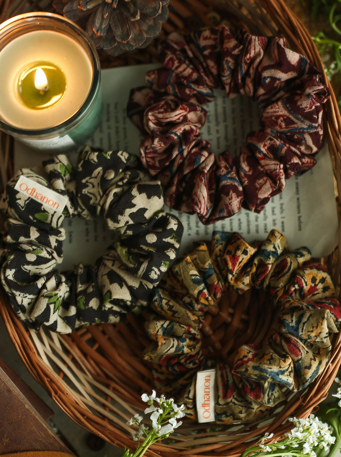 Bohemian Scrunchies Combo - Odhanon