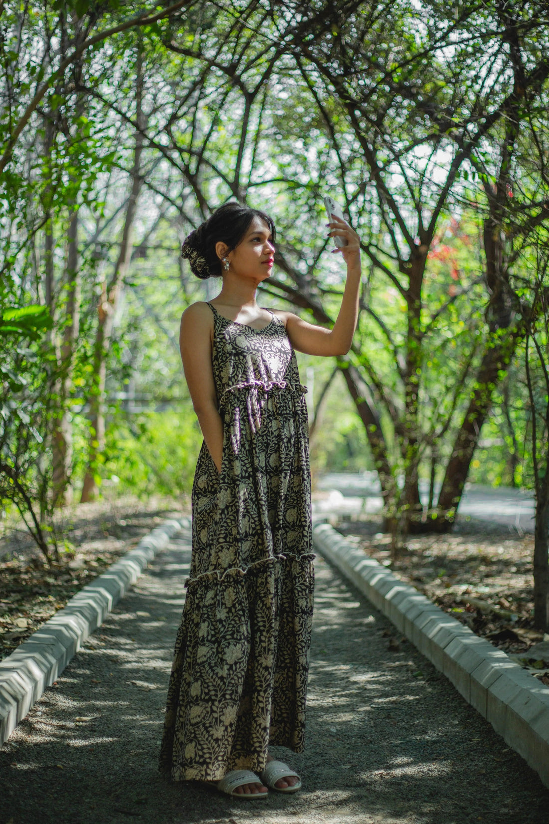 Black Maxi Dress - Odhanon