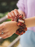 Kalamkari Scrunchies Set - Odhanon