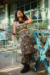 Crop Top & Flared Pants - Odhanon