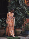 Flared Maxi Summer Dress - Odhanon