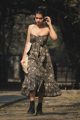 Cute Knotted Summer Dress - Odhanon