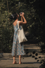 Floral Cotton Slip Dress